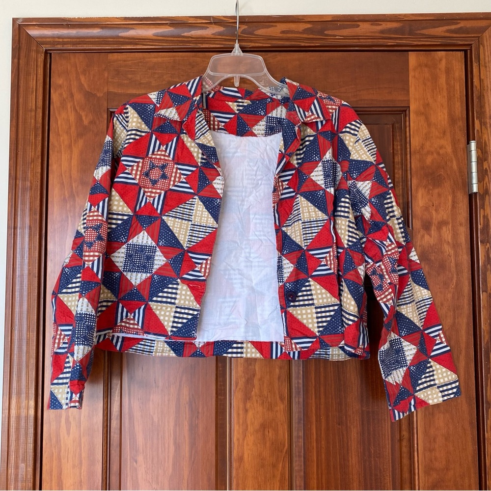 Handmade crop america blazer M